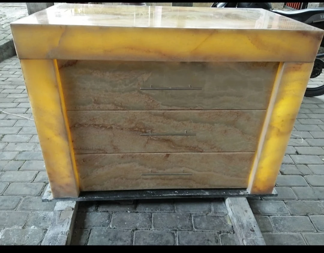 Contoh pengerjaan meja onyx — foto 5