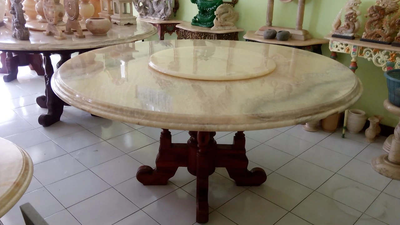 Contoh pengerjaan meja onyx — foto 34