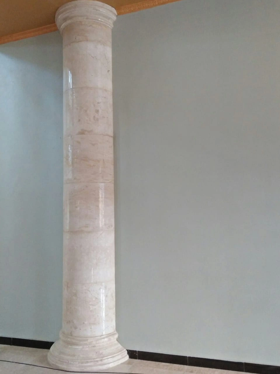 Contoh pengerjaan tiang onyx — foto 5